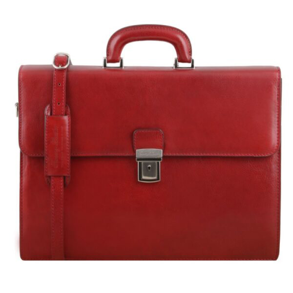 TL141350 Tuscany Leather PARMA Leather briefcase 2 compartments 
