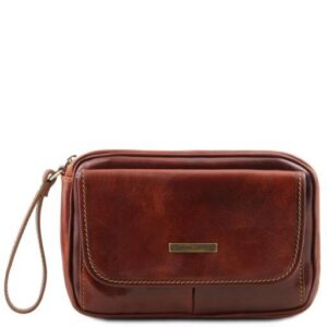 TUSCANY LEATHER IVAN MEN'S WRIST BAG TL140849 - Image 1