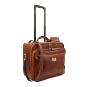 Tuscany Leather VARSAVIA Two Wheels Leather pilot case TL141454 - Image 1