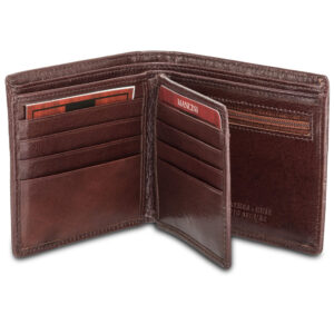 Mancini Men’s RFID Secure Center Wing Wallet with Coin Pocket 52183 - Image 9