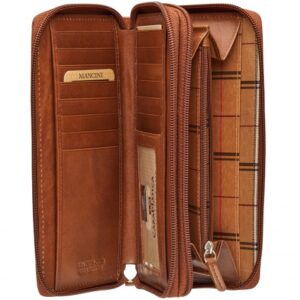 Mancini RFID DOUBLE ZIPPY CLUTCH Product # 8700167 - Image 6