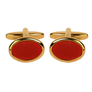 Cornelian Oval Cufflink 90-250