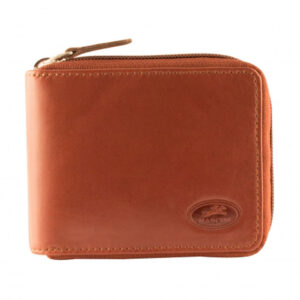 MANCINI Men`s RFID Secure Zippered Wallet - Product # 2010127 COGNAC - Image 1