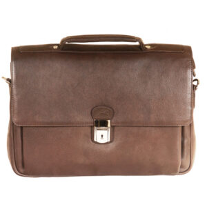 Mancini Triple Compartment RFID Secure Briefcase 98236