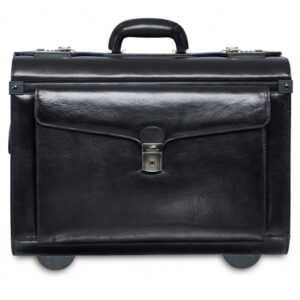 Mancini Deluxe Wheeled Catalog Case 95475 Black
