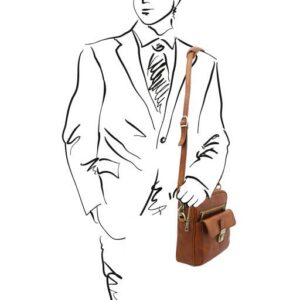 Brian Leather shoulder bag for man TL141978 - Image 6