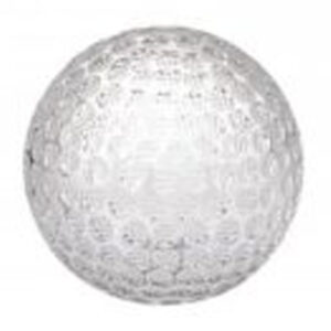 Crystal Golf Ball Paperweight 3" H235 - Image 1