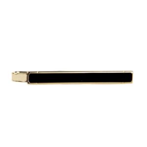 Full Onyx Gold Plated Tie Slide 100-4600 - Image 1