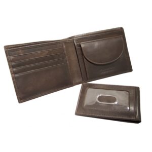 Mancini Men's RFID Secure Wallet with Removable Passcase and Coin Pocket - Brown 18-164 - Image 3