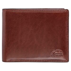 Mancini RFID Secure Billfold with Removable Center Wing Passcase - Brown 95-6852 - Image 1