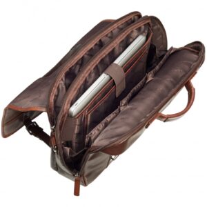 Mancini Double Compartment Briefcase for Laptop and Tablet 99-54232 - Image 4