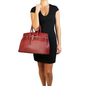Tuscany Leather bag with golden hardware TL141529 - Image 14