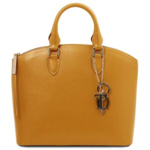 TUSCANY LEATHER SAFFIANO LEATHER TOTE-TL141261 - Image 1