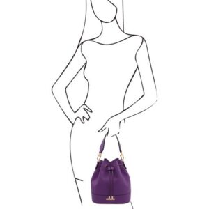 TL Bag Leather bucket bag  TL142146 - Image 11