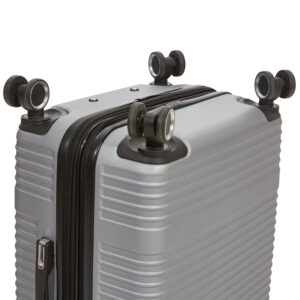 Mancini Lightweight Spinner Luggage Set  Perth Collection Labs375 Silver - Image 4