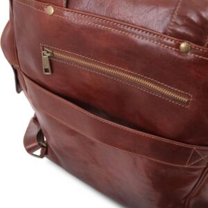 Bangkok  Leather Laptop Backpack - Large Size TL142336 - Image 8