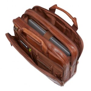 Mancini Double Compartment Briefcase for 15.6'' Laptop / Tablet 1410-02 - Image 4