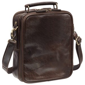 Mancini Large Unisex Bag with Zippered Rear Organizer 1410-12 - Image 3