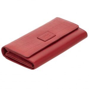 Mancini Croco RFID Secure Quadruple Fold Wallet 6600369 - Image 7