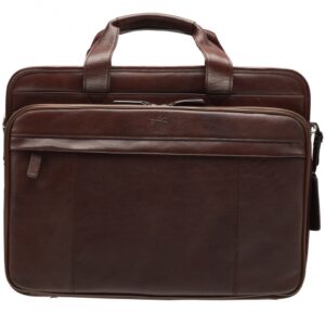 Double Compartment Briefcase with RFID Secure Pocket for 17.3” Laptop / Tablet 95-802 - Image 1