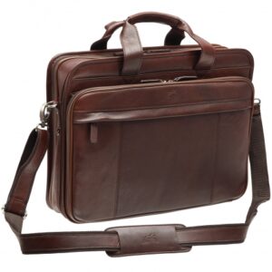 Double Compartment Briefcase with RFID Secure Pocket for 17.3” Laptop / Tablet 95-802 - Image 2