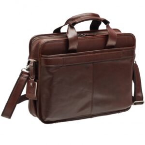 Double Compartment Briefcase with RFID Secure Pocket for 17.3” Laptop / Tablet 95-802 - Image 3
