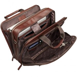 Double Compartment Briefcase with RFID Secure Pocket for 17.3” Laptop / Tablet 95-802 - Image 4