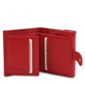 Calliope Exclusive 3 Fold Leather Wallet for Women With Coin Pocket TL142058 - Image 6