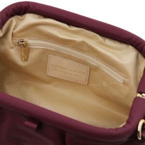 Lara  Soft Leather Clutch With Chain Strap TL142246 - Image 4