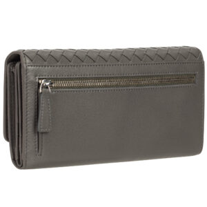 Mancini Basket Weave RFID Secure Quadruple Fold Wallet 6500369 - Image 4