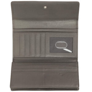 Mancini Basket Weave RFID Secure Quadruple Fold Wallet 6500369 - Image 6
