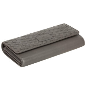 Mancini Basket Weave RFID Secure Quadruple Fold Wallet 6500369 - Image 7