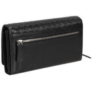 Mancini Basket Weave RFID Secure Clutch Wallet 6500376 - Image 4