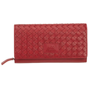Mancini Basket Weave RFID Secure Clutch Wallet 6500376