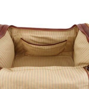 TL Voyager Travel Leather bag With Side Pockets - Large Size  TL142135 - Image 9