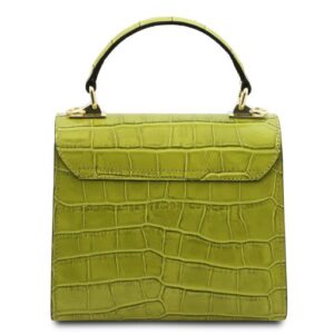 Atena Croc Print Leather Handbag TL142267 - Image 5