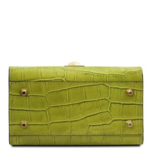 Atena Croc Print Leather Handbag TL142267 - Image 6