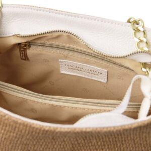 TL Bag Straw Effect Bucket bag TL142208 - Image 4