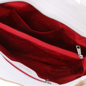 TL Bag Soft Leather Straw Effect Shopping bag TL142279 - Image 5