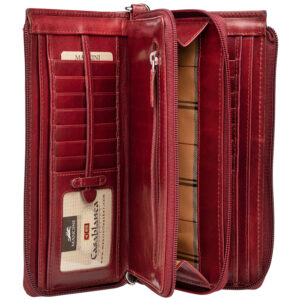Mancini Ladies` RFID Secure Trifold Wallet 8700374 - Image 7