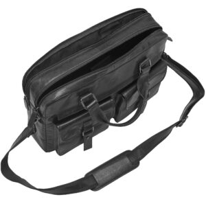 Mancini Buffalo Briefcase with Dual Compartments for 15.6” Laptop 99-5485 - Image 4