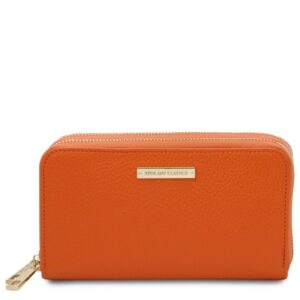 Mira Double zip Around Leather Wallet TL142331