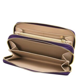 Mira  Double zip Around Leather Wallet TL142331 - Image 7