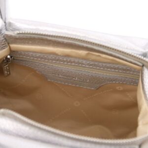 Nora Metallic Soft Leather Handbag TL142381 - Image 6