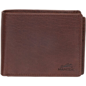 Mancini Buffalo RFID Secure Center Wing Wallet with Coin Pocket 99-54183 - Image 2