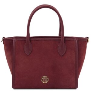 Willow  Suede Leather Handbag TL142425