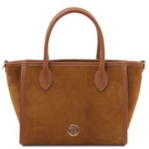 Willow  Suede Leather Handbag TL142425 - Image 4