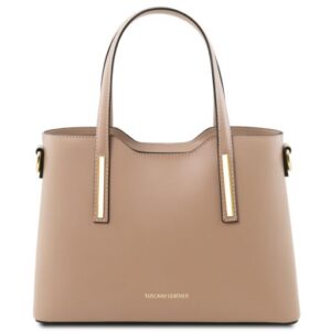TUSCANY LEATHER OLIMPIA Ruga leather tote - Small size TL141521