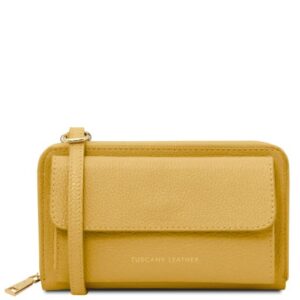 Urania  Leather Wallet/phone Holder With Strap TL142433