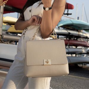 Silene  Leather Convertible Handbag TL142152 - Image 6